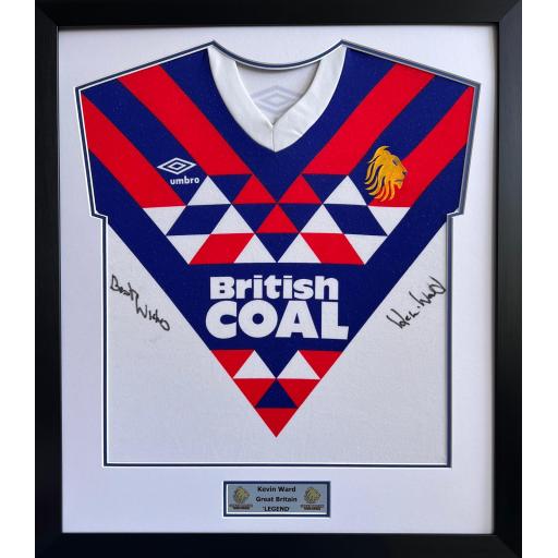 Kevin Ward Great Britain signed shirt