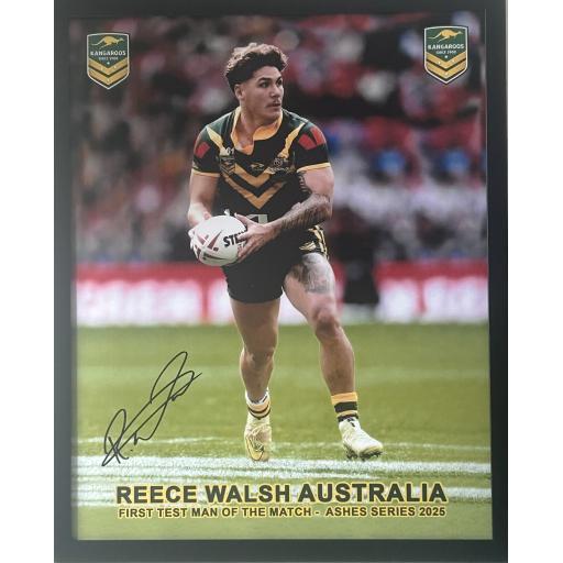 Reece Walsh Australia signed photo