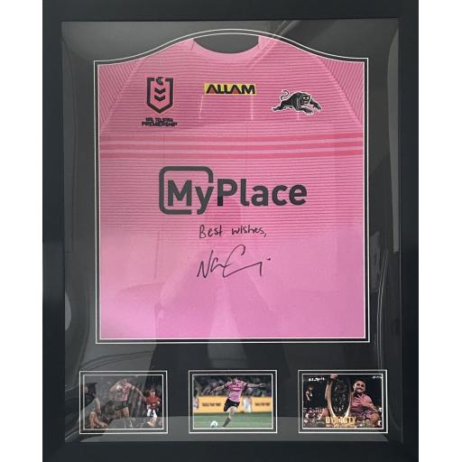 Nathan Cleary Penrith Panthers signed shirt