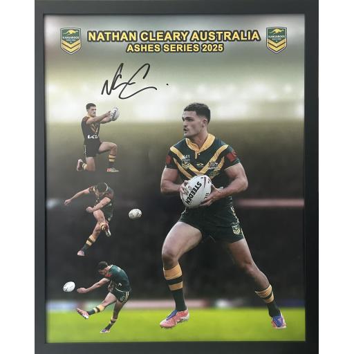 Nathan Cleary signed Australia photo